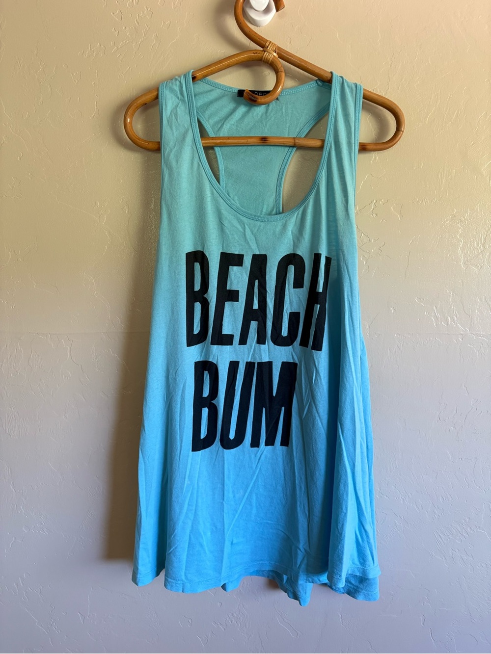 Wildfox Beach Bum Blue Mini Y2K Style Mini Dress Beach Cover Up Size Large 2000s
